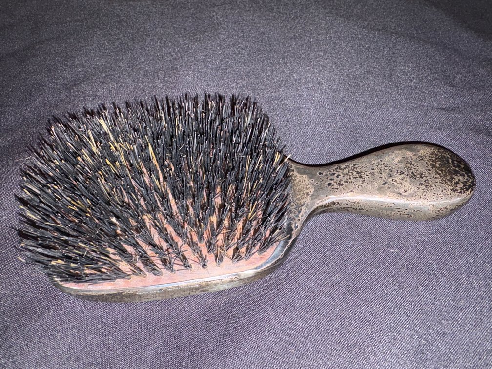 Zone 1-B- International Sterling Silver Hairbrush