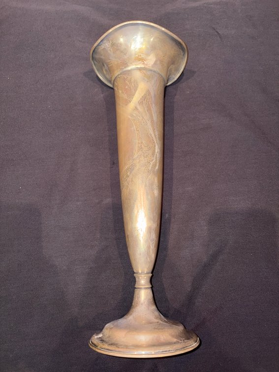 Zone 1-B- Gorham Sterling Silver Trumpet Vase
