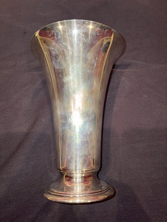 Zone 1-B- Sterling Silver Trumpet Vase