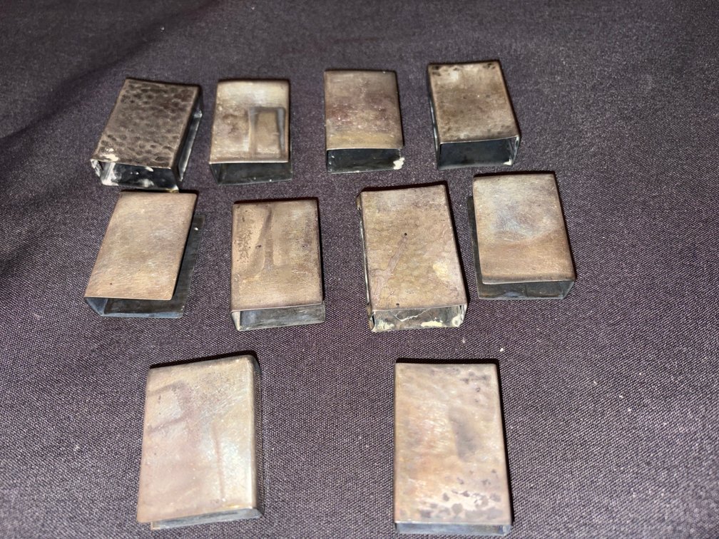 Zone 1-B- Sterling Silver Matchbox Sleeves