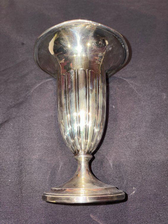 Zone 1-B- Sterling Silver Trumpet Vase