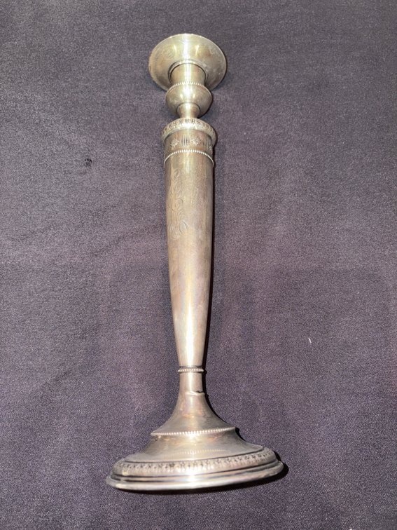 Zone 1-B- Sterling Silver Candlestick