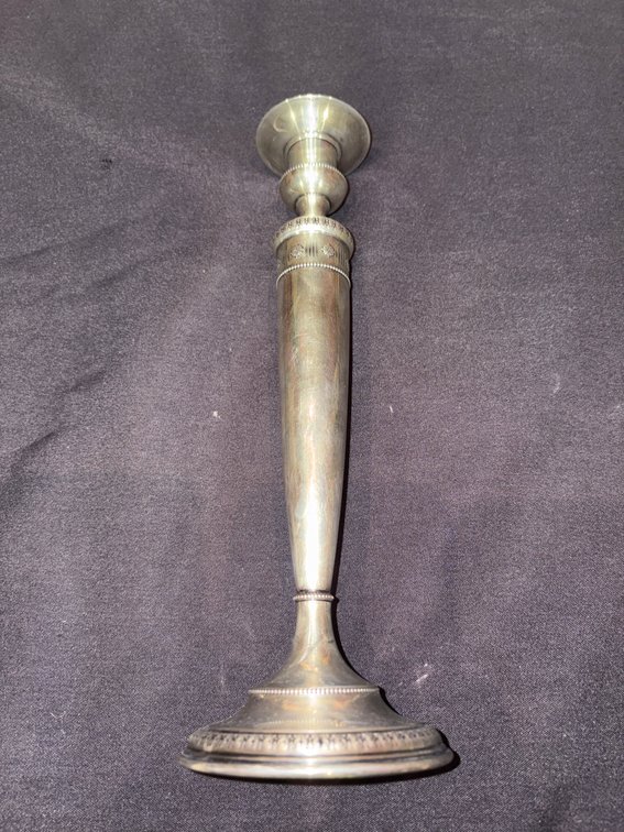 Zone 1-B- Sterling Silver Candlestick