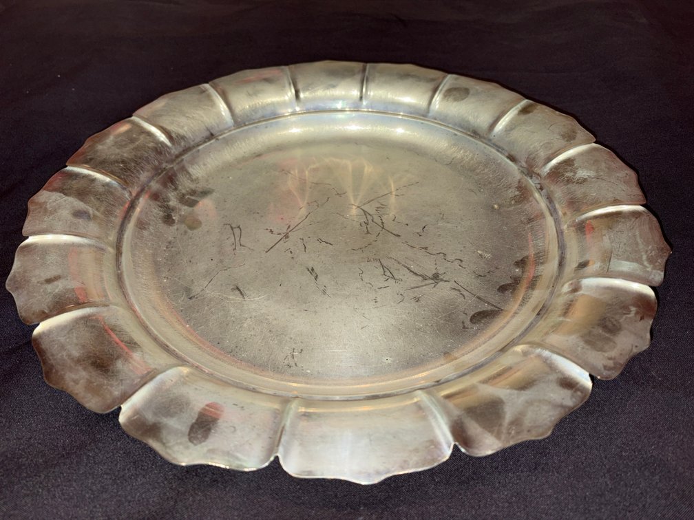 Zone 1-B- Sterling Silver Scalloped Plate