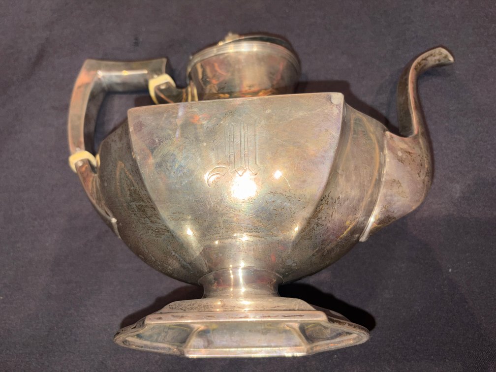 Zone 1-B- Sterling Silver Teapot