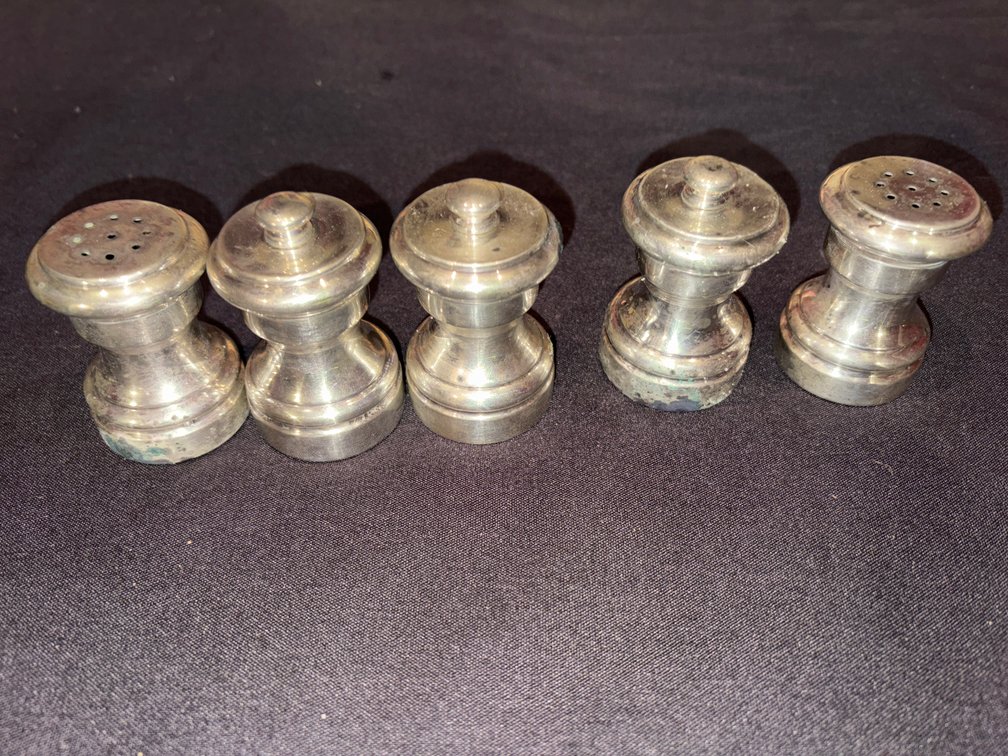 Zone 1-B- Revere Sterling Silver Shakers