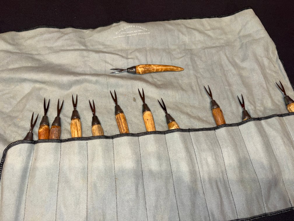 Zone 1-B- Sterling Silver Cocktail Forks
