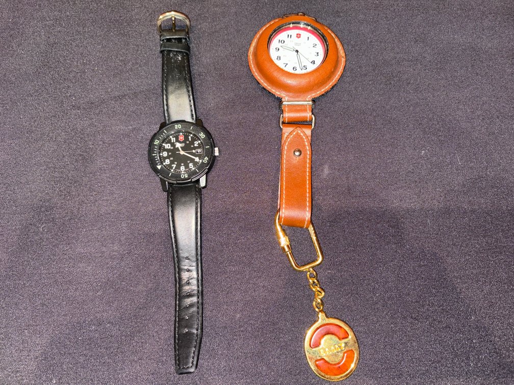 Zone 1-B- Swiss Army Wristwatch and Fob Watch