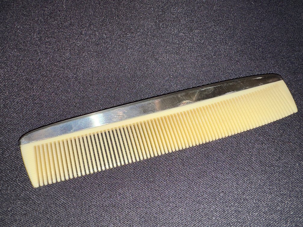 Zone 1-B- Hair Comb with Sterling Silver Spine