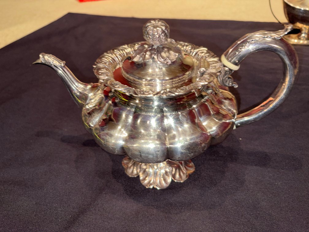 Zone 1-B- British Silver Teapot