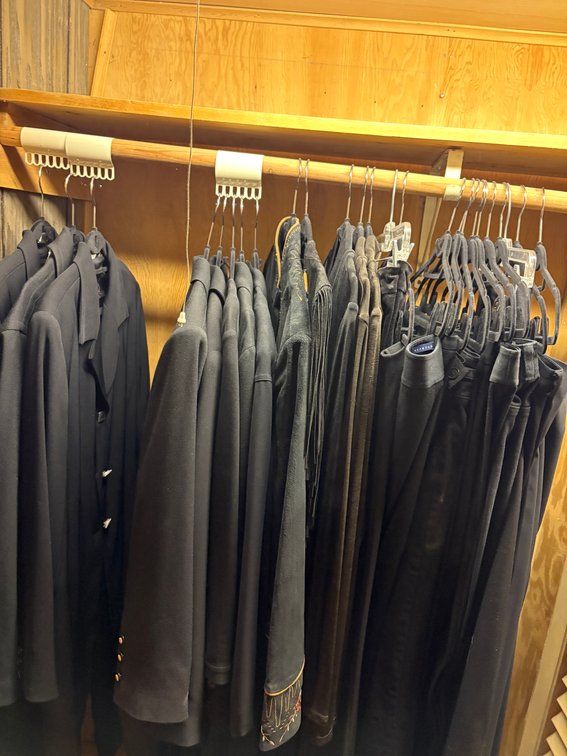 Zone 1-BE- Black Serving Outfits
