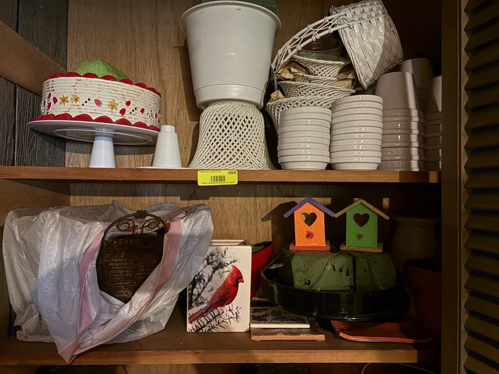 Zone 1-BE- Florist Containers and Craft Supplies