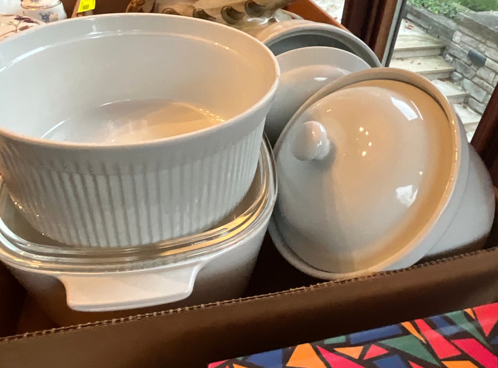 Zone 1-E- White Ceramic Bakeware
