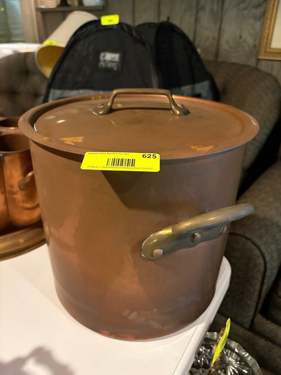 Zone 1-BE- Copper Stockpot with Lid