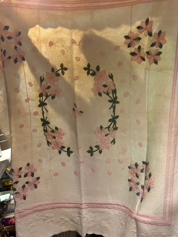 Zone 1-BE- Floral Applique Quilt