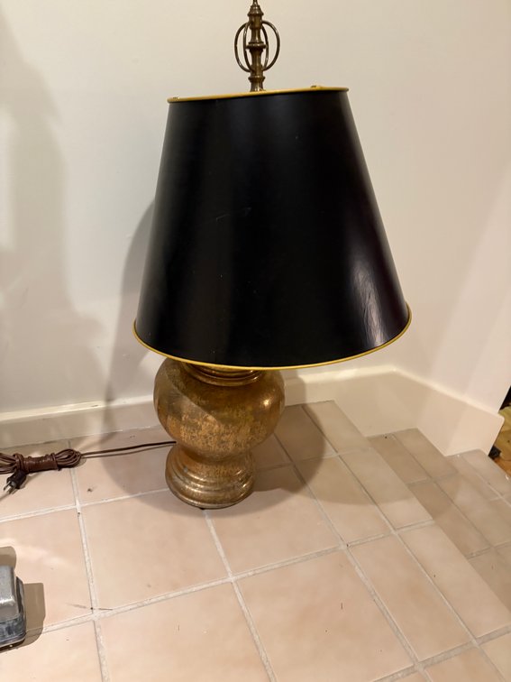 Zone 1-BE- Brass Urn Base Table Lamp