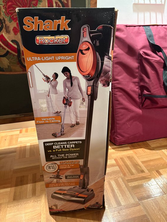 Zone 1-B- Shark Rocket Upright Vacuum