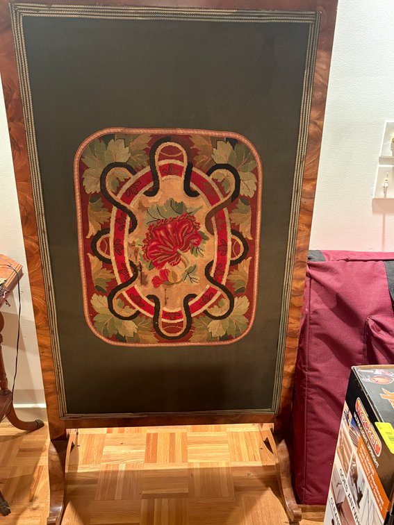 Zone 1-B- Biedermeier Fireplace Screen/Dressing Screen