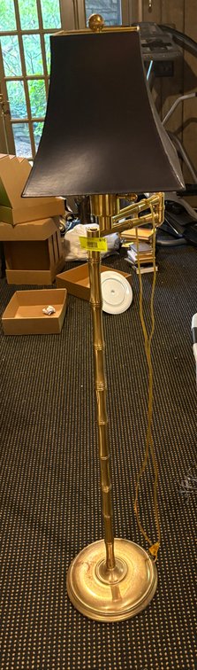 Zone 1-BE- Brass Floor Lamp