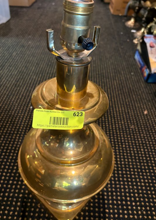 Zone 1-BE- Brass Table Lamp