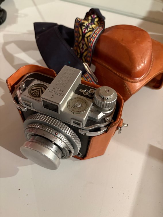 Zone 1-B- Kodak Medalist II Camera with Leather Case