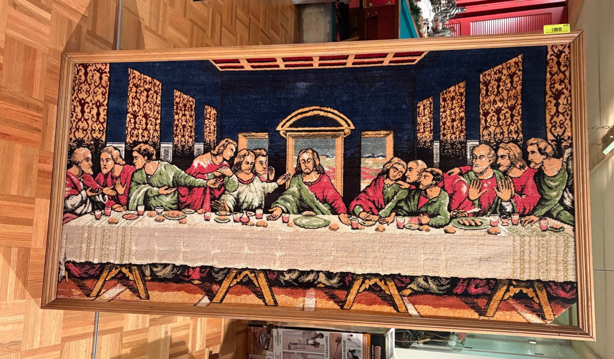 Zone 1-B- The Last Supper Woven Tapestry