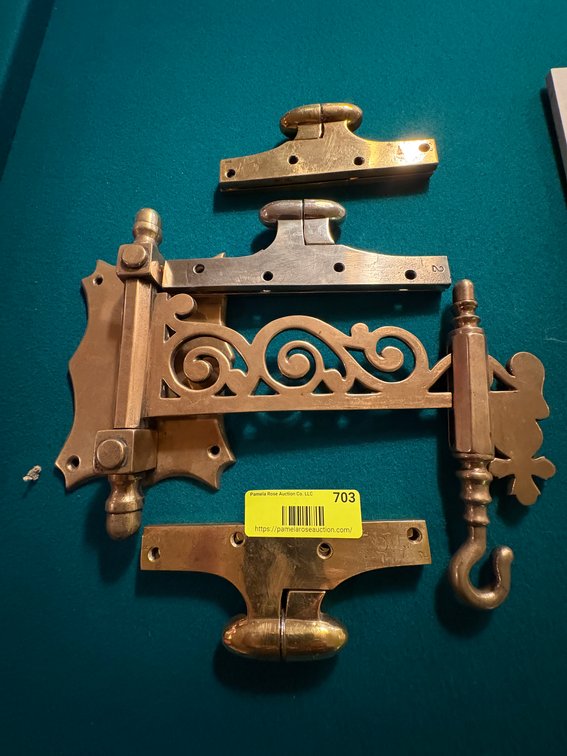 Zone 1-B- Cast Brass Bracket and Hinges