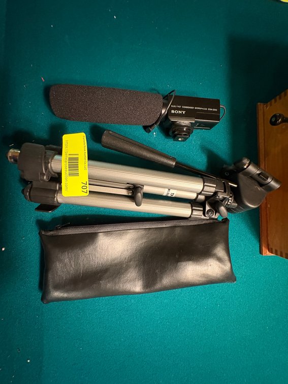 Zone 1-B- Microphone, Tripod, and Pouch