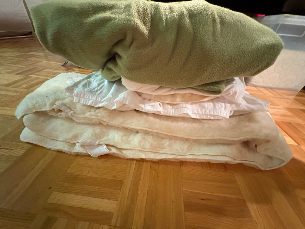 Zone 1-B- Bedding Linens and Fleece Blanket