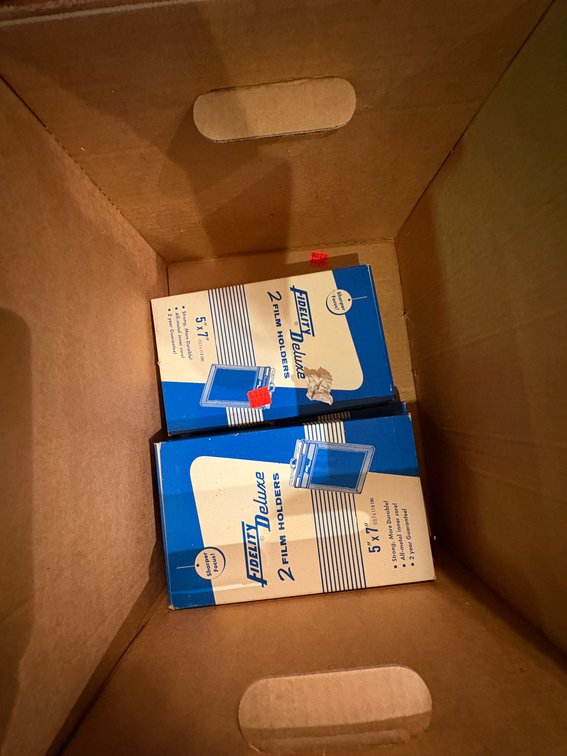 Zone 1-B- Fidelity Deluxe Film Holder Boxes