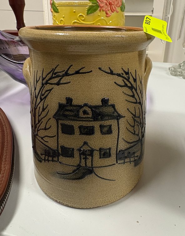 Zone 1-BB- Maple City Pottery Stoneware Crock