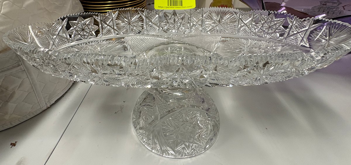 Zone 1-BB- Cut Crystal Serveware