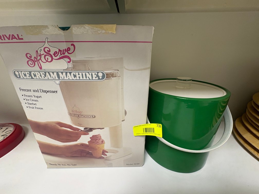 Zone 1-BB- Ice Cream Machine and Ice Bucket