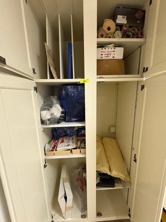 Zone 1-BB- Contents Of Storage Cabinet