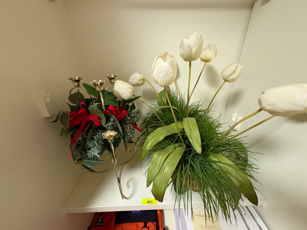Zone 1-BB- Faux Florals and Candelabra