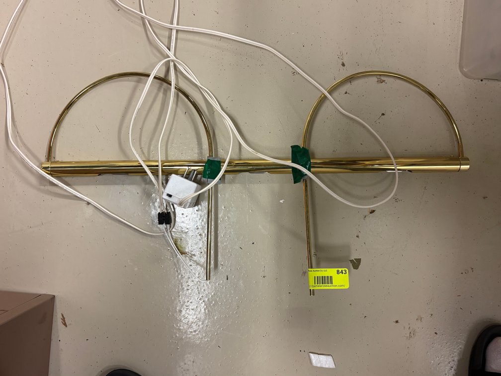 Zone 1-BB- Polished Brass Picture Light