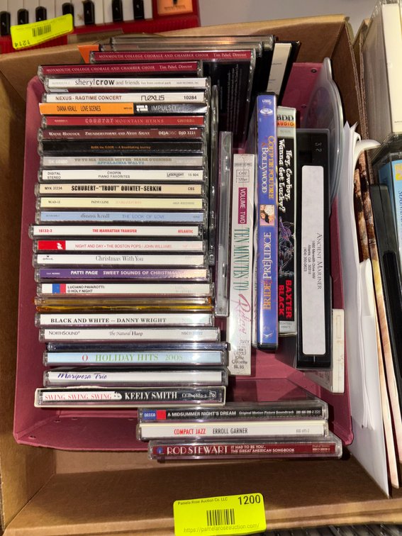 Zone 2-G- Music CDs, Cassette, and Video Media