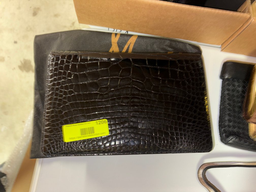 Zone 2-G- Genuine Alligator Leather Clutch