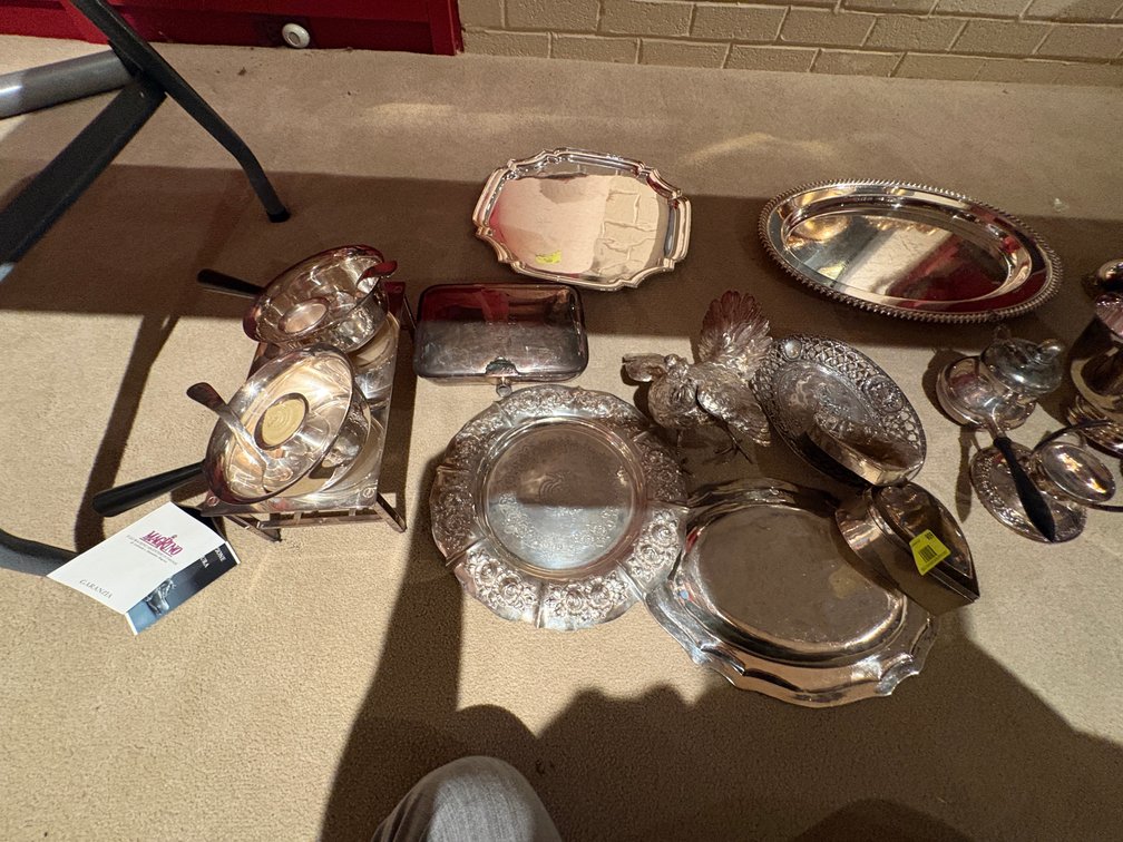 Zone 1-B- Silverplated Tableware & Hollowware
