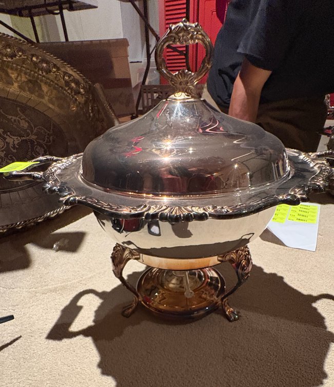 Zone 1-B- Silverplated Chafing Dish