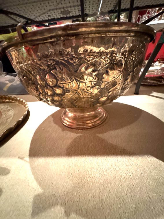 Zone 1-B- Footed Silverplate Centerpiece Bowl