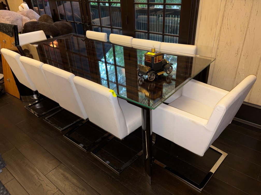 Zone 3-CUP- Ralph Lauren Home Dining Table, Chairs, and Leaves
