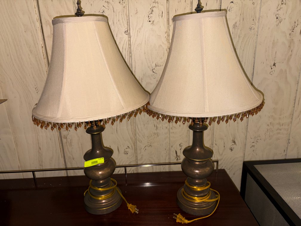 Zone 3-CUP- Brass Table Lamps