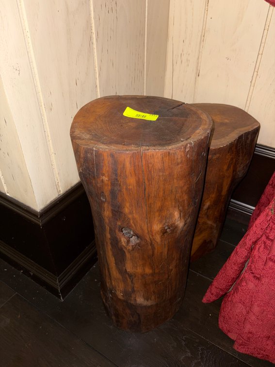 Zone 3-CUP- Wood Log Pedestals