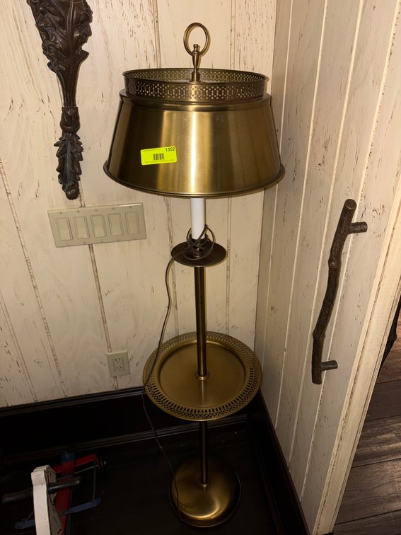 Zone 3-CUP- Metal Tray Table Floor Lamp