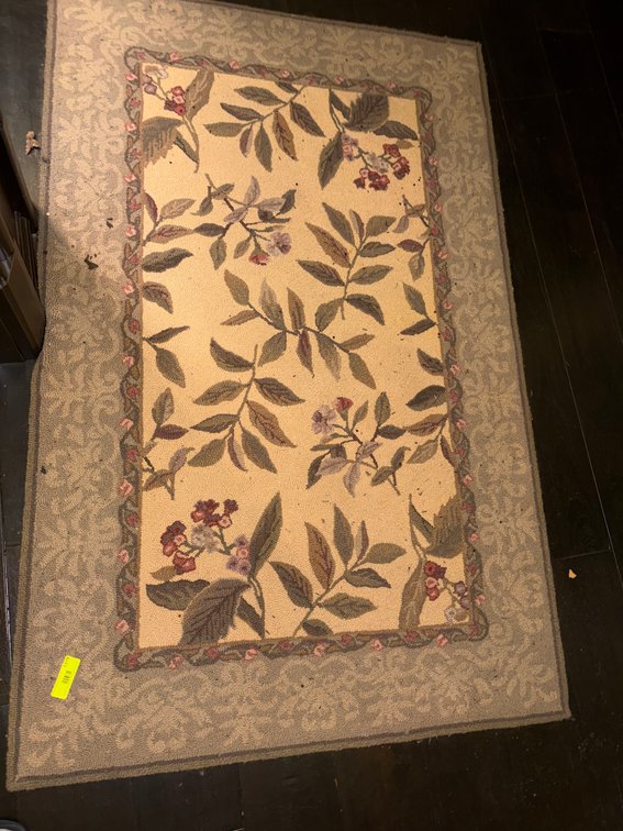 Zone 3-CUP- Floral Looped Pile Accent Rug