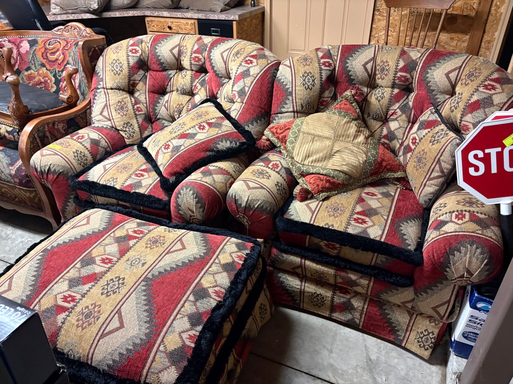 Zone 3-CG- Upholstered Armchairs & Ottoman