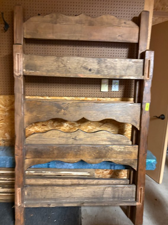 Zone 3-CG- Rustic Wood Bunk Bed Ends & Parts