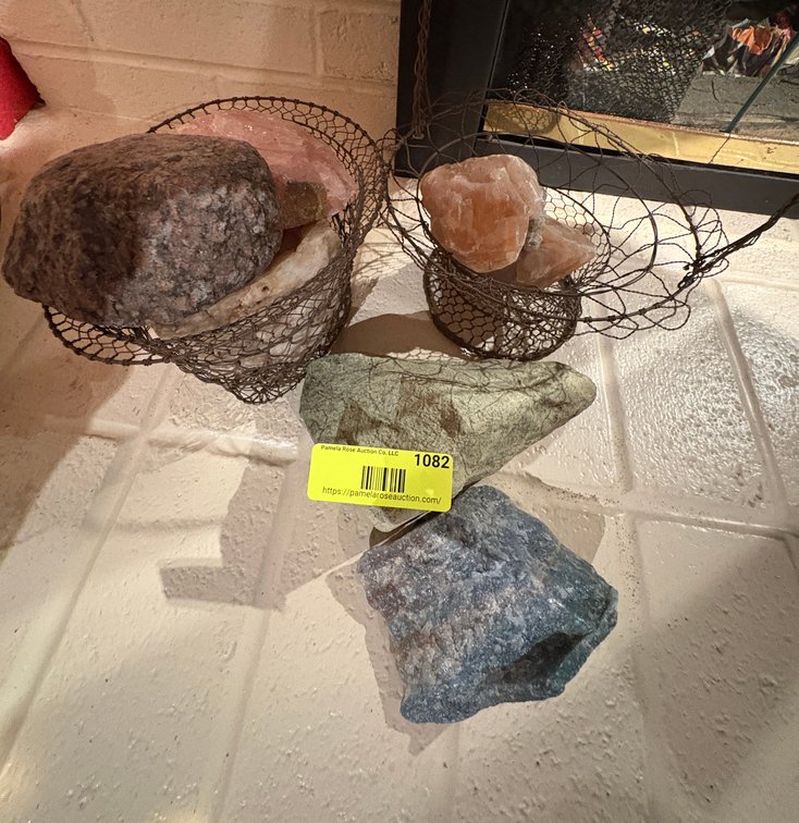 Zone 1-B- Mineral Specimens and Wire Baskets
