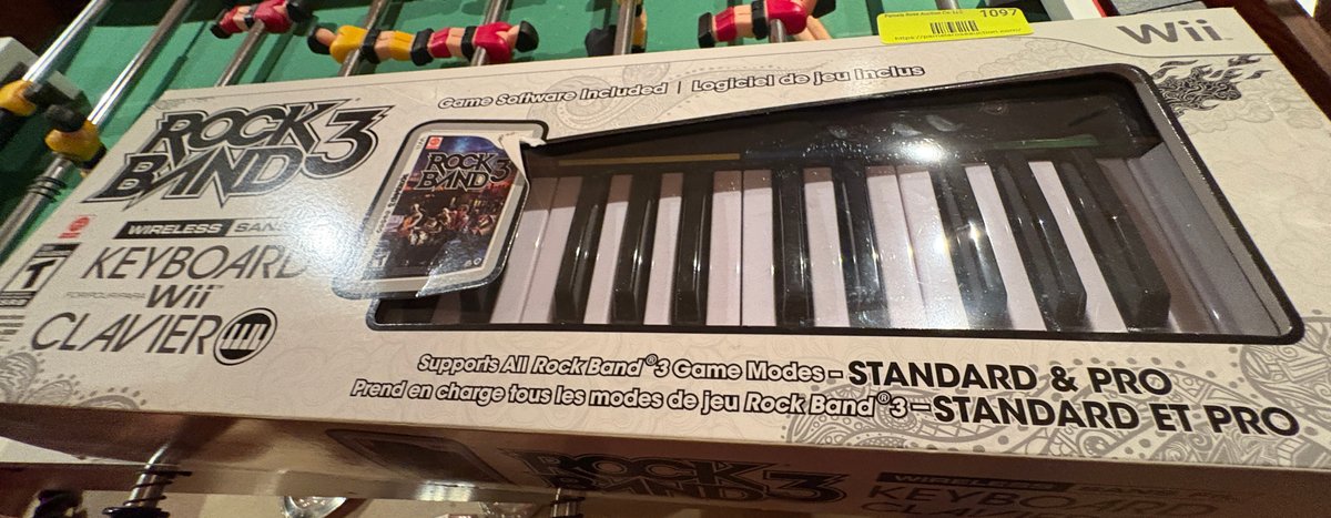 Zone 1-B- Rock Band 3 Wii Wireless Keyboard
